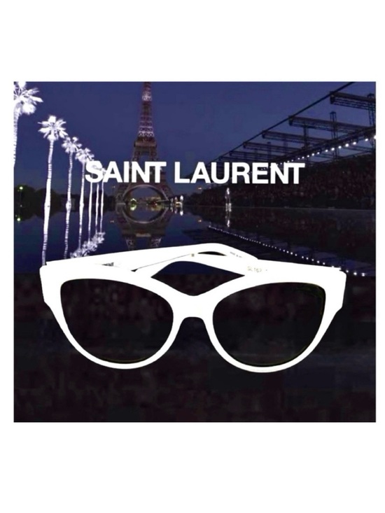 Yves Saint Laurent Accessories - Yves Saint Laurent Sunglasses—White Frames w/Case